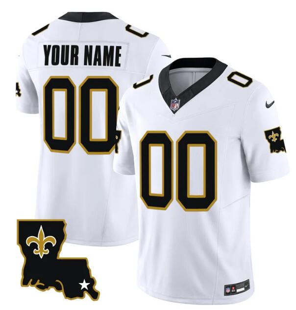 Custom New Orleans Saints Vapor F.U.S.E. Limited Jersey